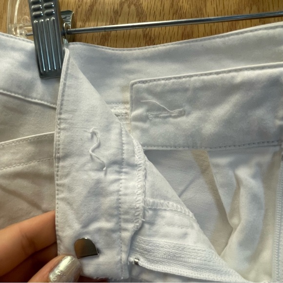 Vintage wet seal white cargo style pants with tie details - Picture 5 of 10